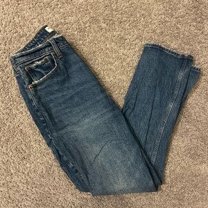 Abercrombie & Fitch Curve Love Dad High Rise Jeans
